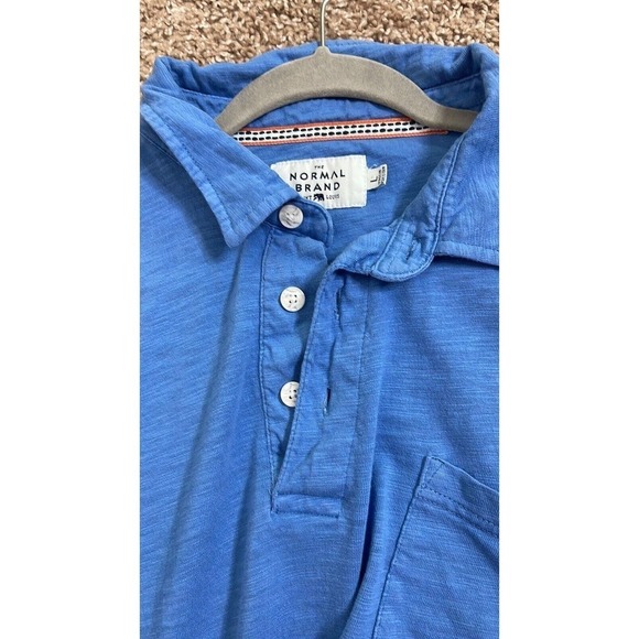 THE NORMAL BRAND‎ MEN'S POLO SHIRT SIZE L 100% COTTON - Picture 8 of 8